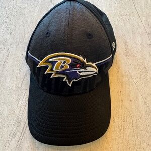 Baltimore Ravens Fitted Hat Size Medium-Large